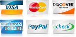 Payment Options the we Accept